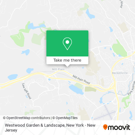 Westwood Garden & Landscape map