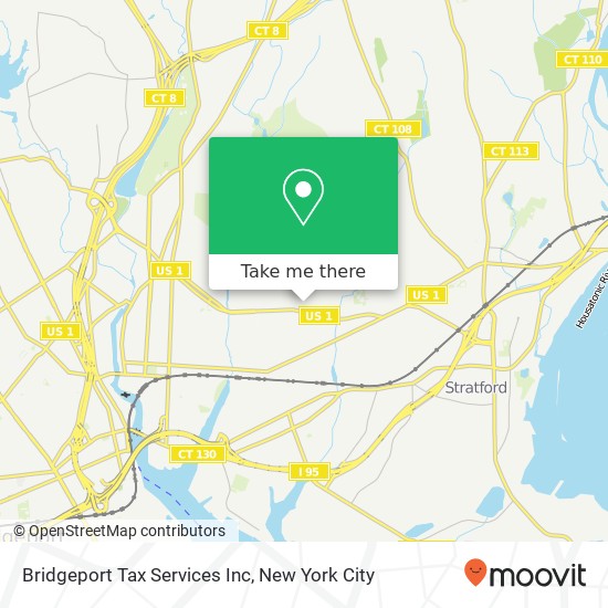 Bridgeport Tax Services Inc map