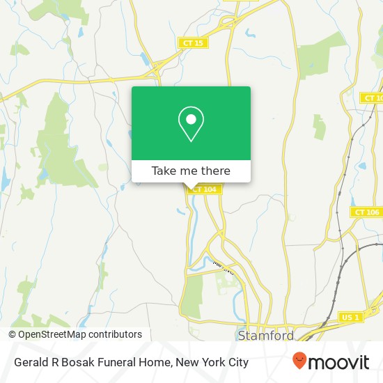 Mapa de Gerald R Bosak Funeral Home