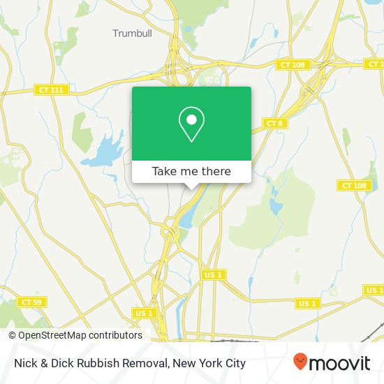 Nick & Dick Rubbish Removal map