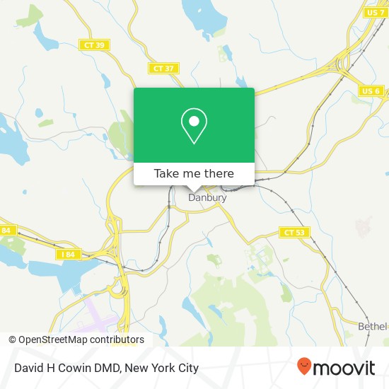 David H Cowin DMD map