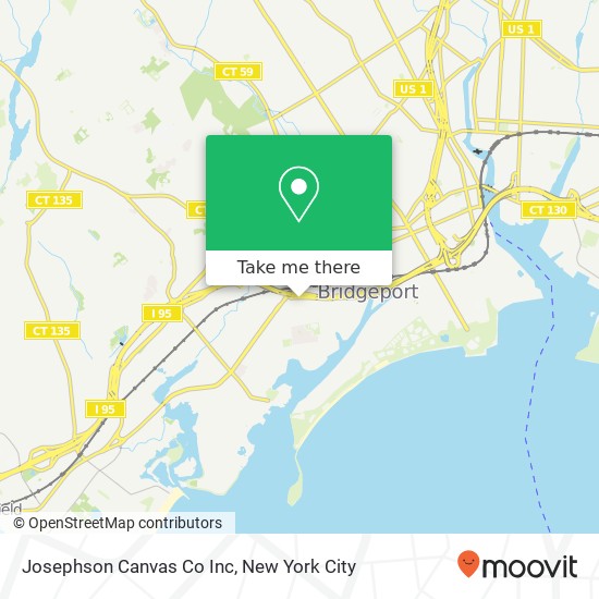 Mapa de Josephson Canvas Co Inc