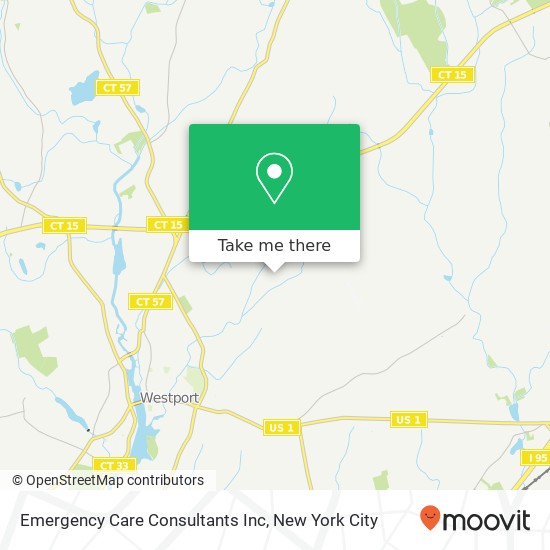 Mapa de Emergency Care Consultants Inc