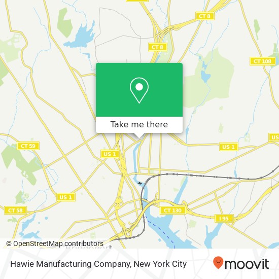 Mapa de Hawie Manufacturing Company