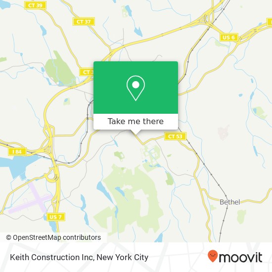 Mapa de Keith Construction Inc