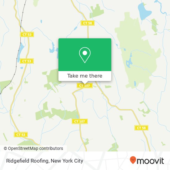 Mapa de Ridgefield Roofing