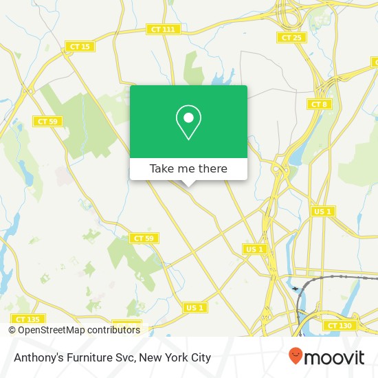 Anthony's Furniture Svc map
