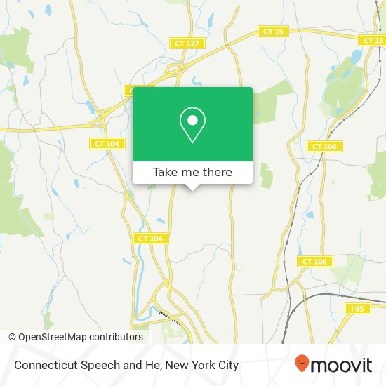 Mapa de Connecticut Speech and He