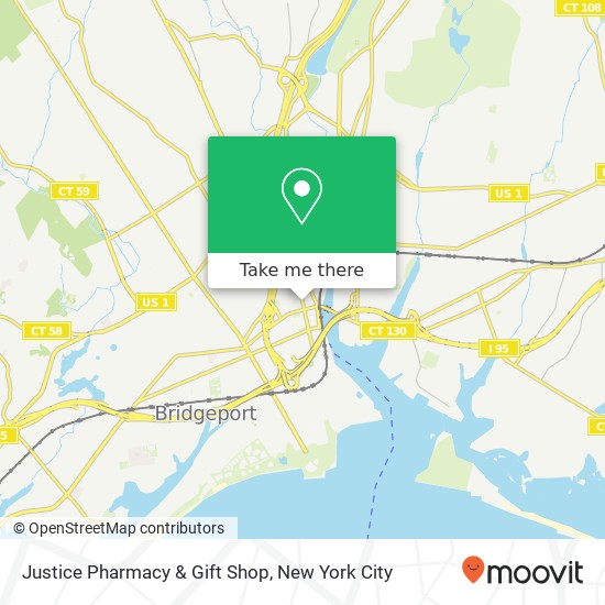 Mapa de Justice Pharmacy & Gift Shop