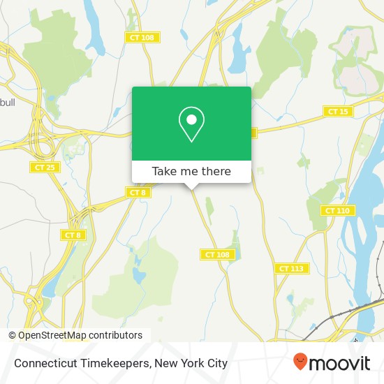 Connecticut Timekeepers map