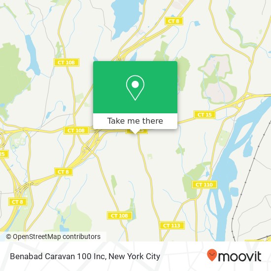 Mapa de Benabad Caravan 100 Inc