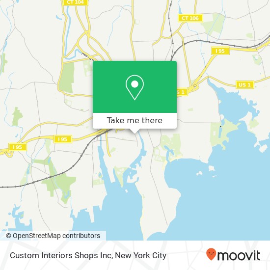 Custom Interiors Shops Inc map