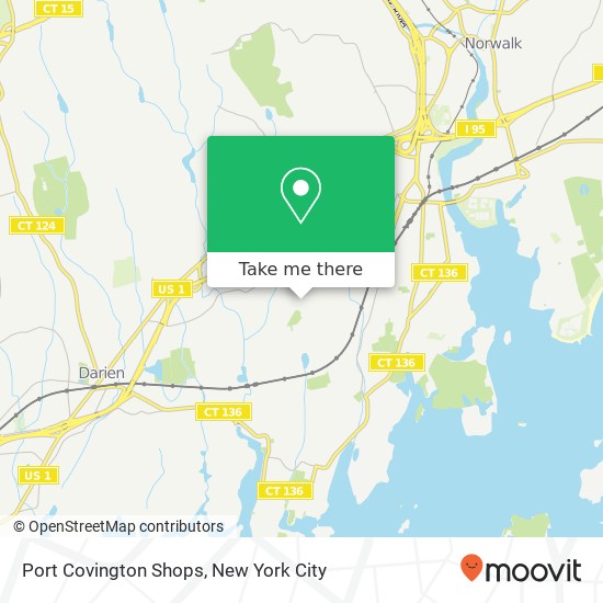 Mapa de Port Covington Shops