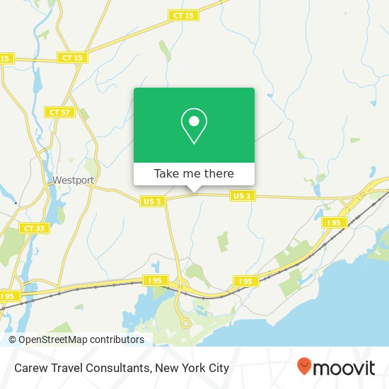 Carew Travel Consultants map