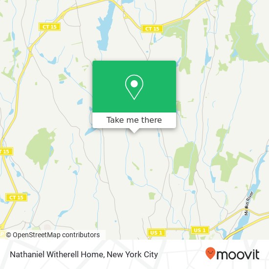 Nathaniel Witherell Home map