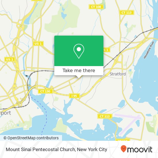 Mount Sinai Pentecostal Church map