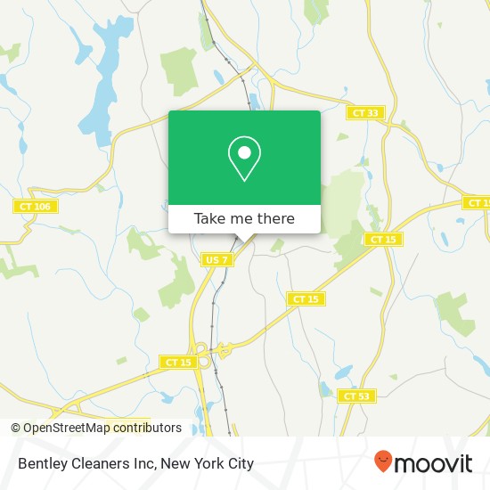 Mapa de Bentley Cleaners Inc