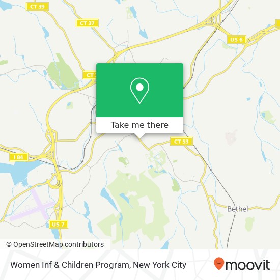 Mapa de Women Inf & Children Program