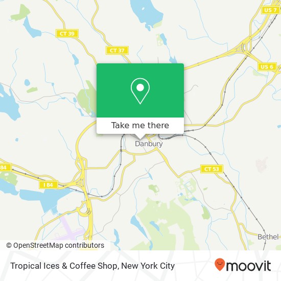 Mapa de Tropical Ices & Coffee Shop