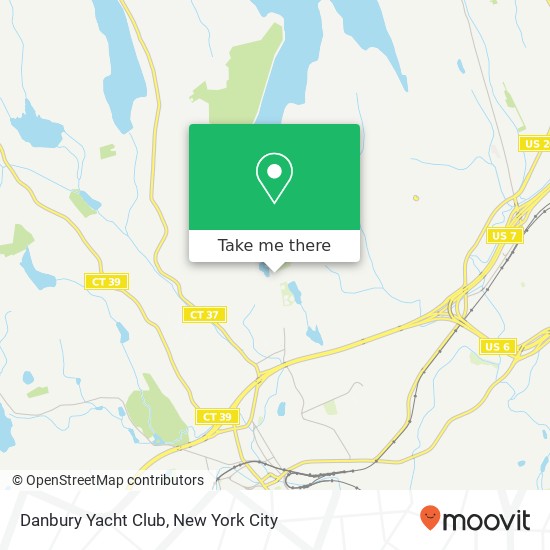 Danbury Yacht Club map