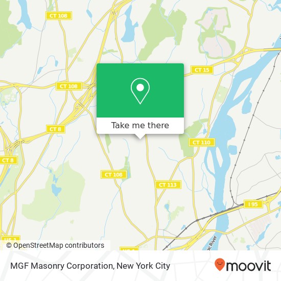 MGF Masonry Corporation map