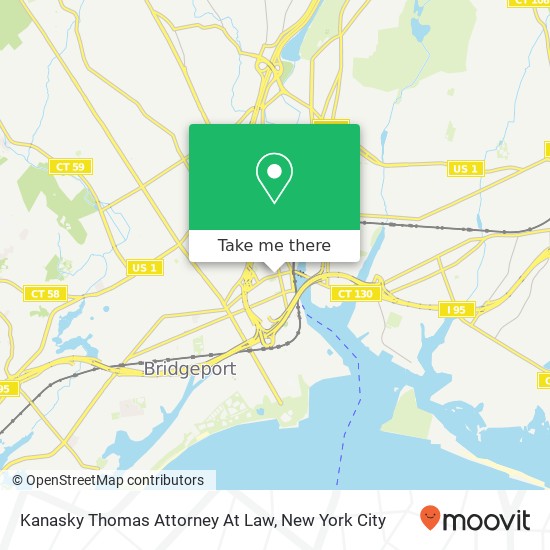 Kanasky Thomas Attorney At Law map
