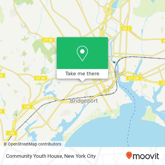 Community Youth House map