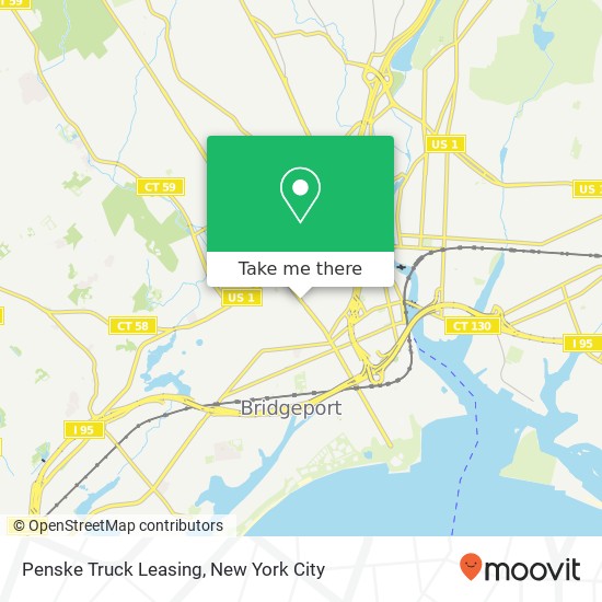 Mapa de Penske Truck Leasing