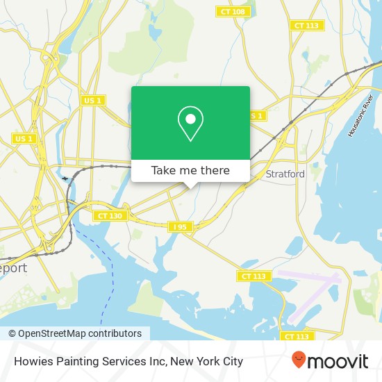 Howies Painting Services Inc map