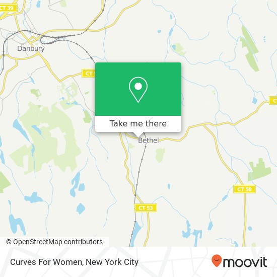 Curves For Women map