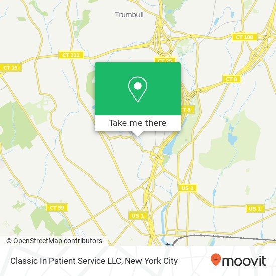 Classic In Patient Service LLC map