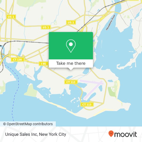 Unique Sales Inc map