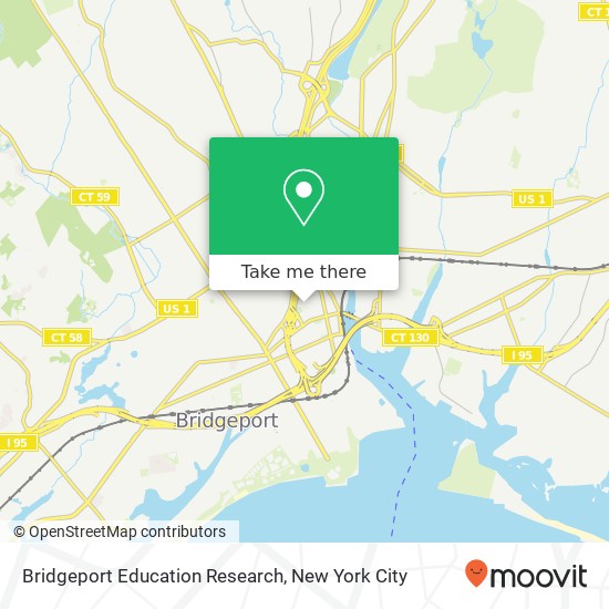 Mapa de Bridgeport Education Research