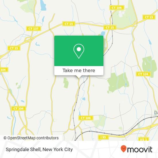 Mapa de Springdale Shell