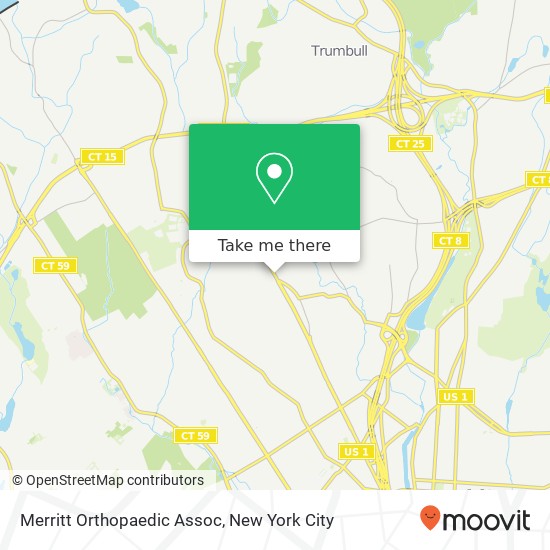 Merritt Orthopaedic Assoc map