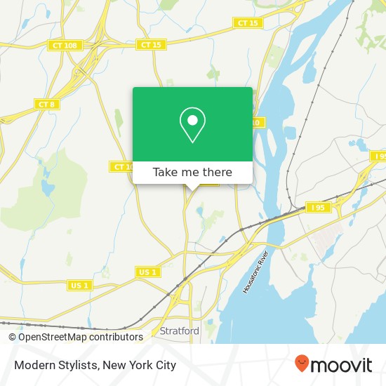 Modern Stylists map