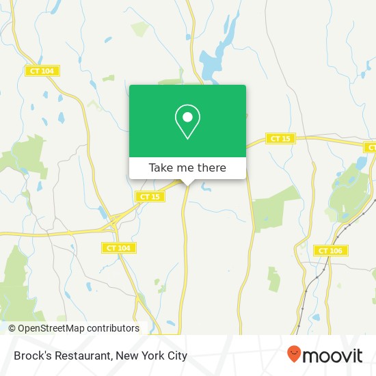 Brock's Restaurant map