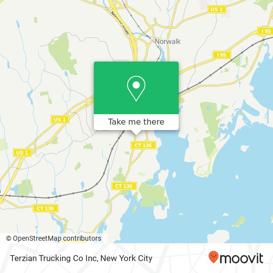 Mapa de Terzian Trucking Co Inc