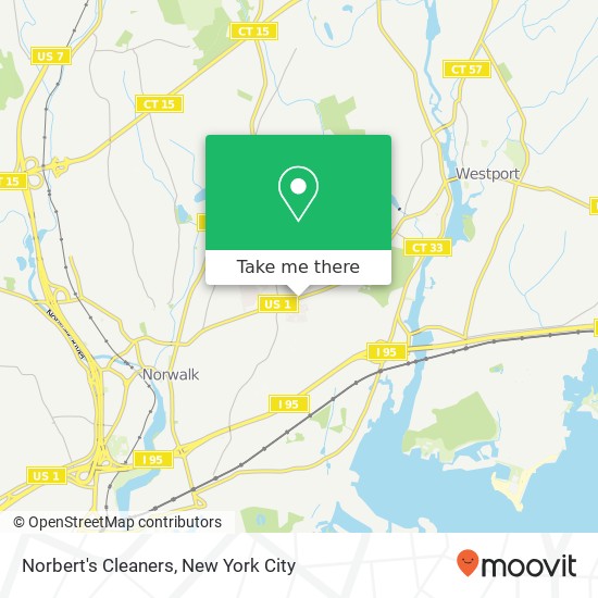 Norbert's Cleaners map