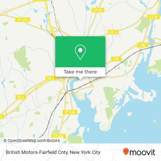 Mapa de British Motors-Fairfield Cnty