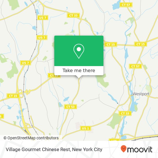 Mapa de Village Gourmet Chinese Rest