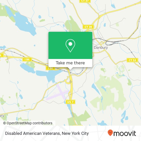 Disabled American Veterans map