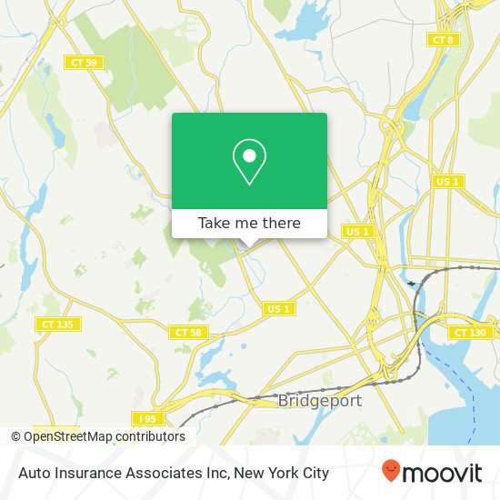 Auto Insurance Associates Inc map