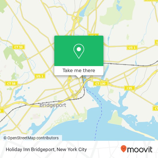Mapa de Holiday Inn Bridgeport