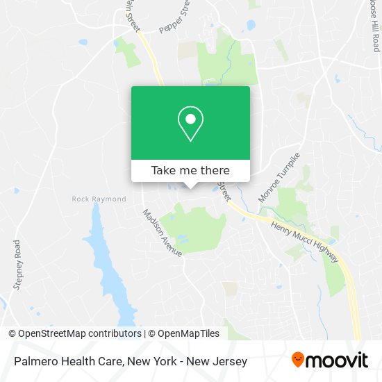 Palmero Health Care map