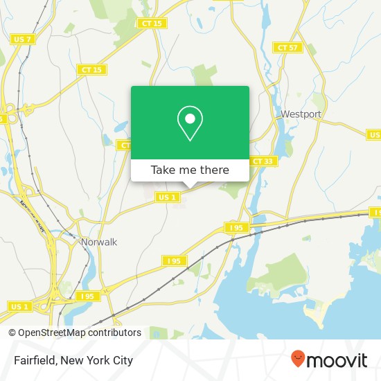 Fairfield map