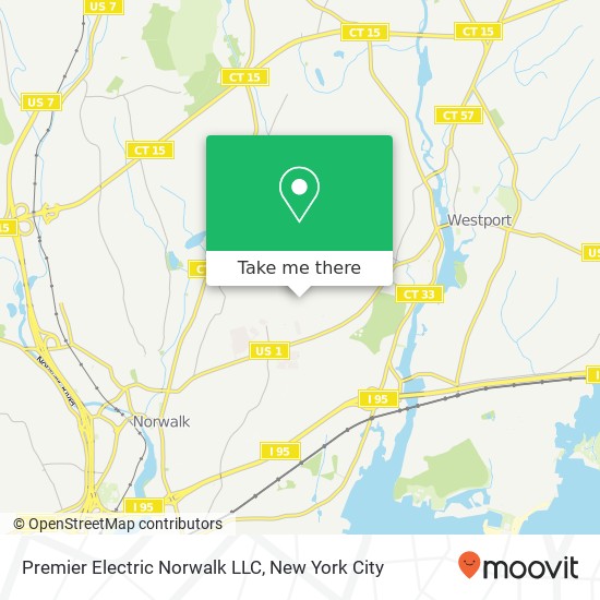 Mapa de Premier Electric Norwalk LLC