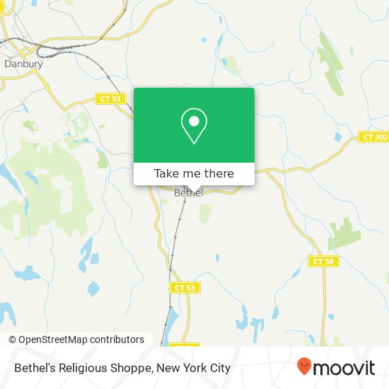 Bethel's Religious Shoppe map