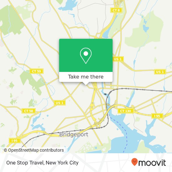 One Stop Travel map