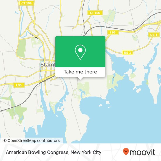 American Bowling Congress map